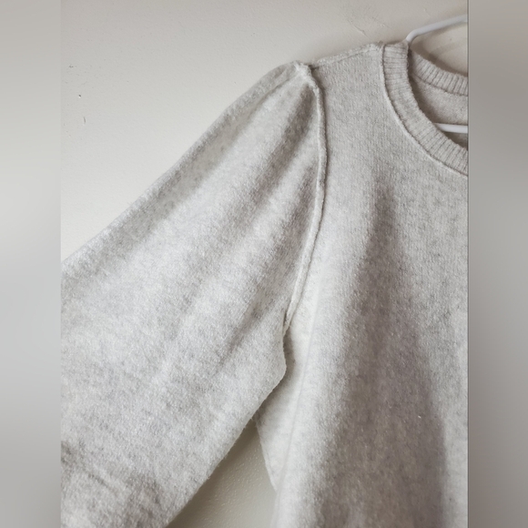 NWT Aerie Cropped Puff Sleeve Super Soft Stretchy Sweater Size Extra Large - Picture 3 of 9